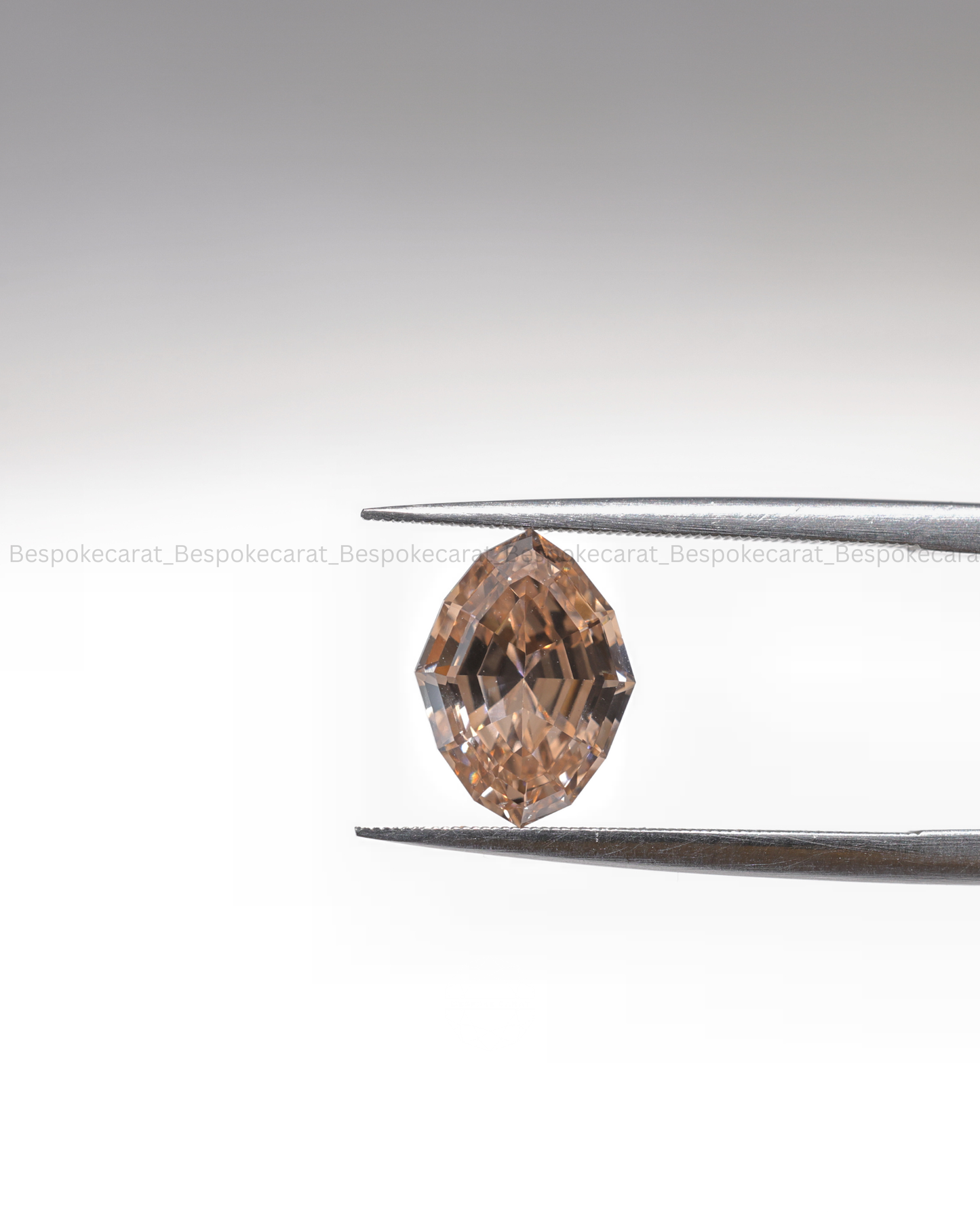 Step Cut Marquise Champagne Lab-Grown Diamond