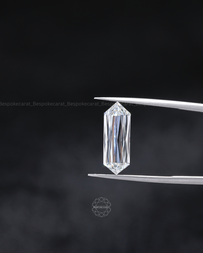 Hexagon Criss Cut Lab-Grown Diamond