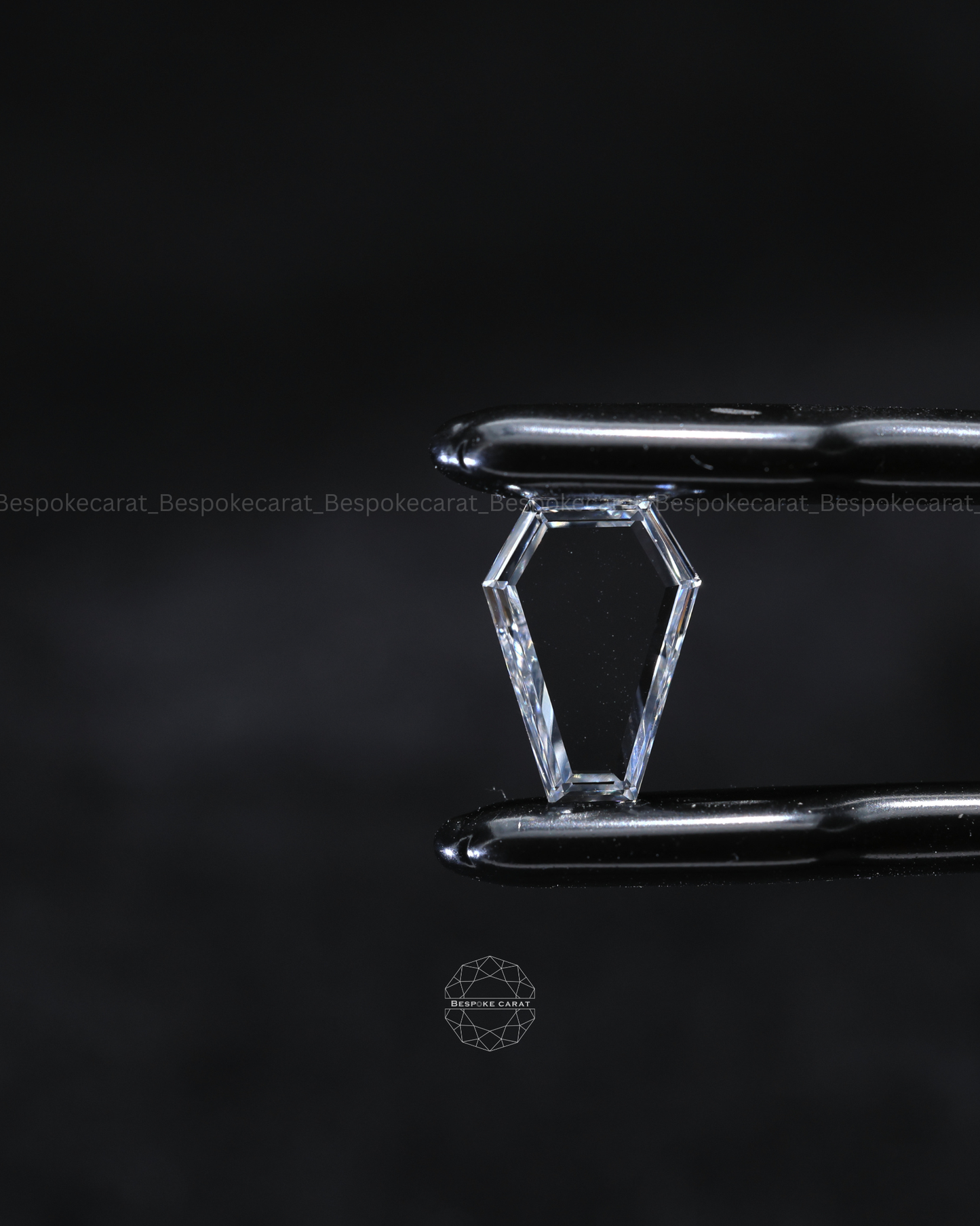 Coffin Shape Portrait Cut Lab-Grown Diamond