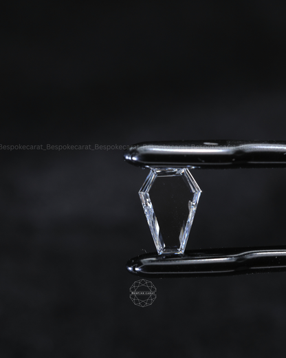 Coffin Shape Portrait Cut Lab-Grown Diamond