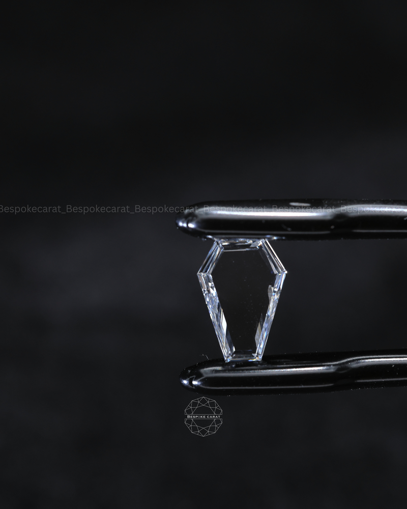 Coffin Shape Portrait Cut Lab-Grown Diamond