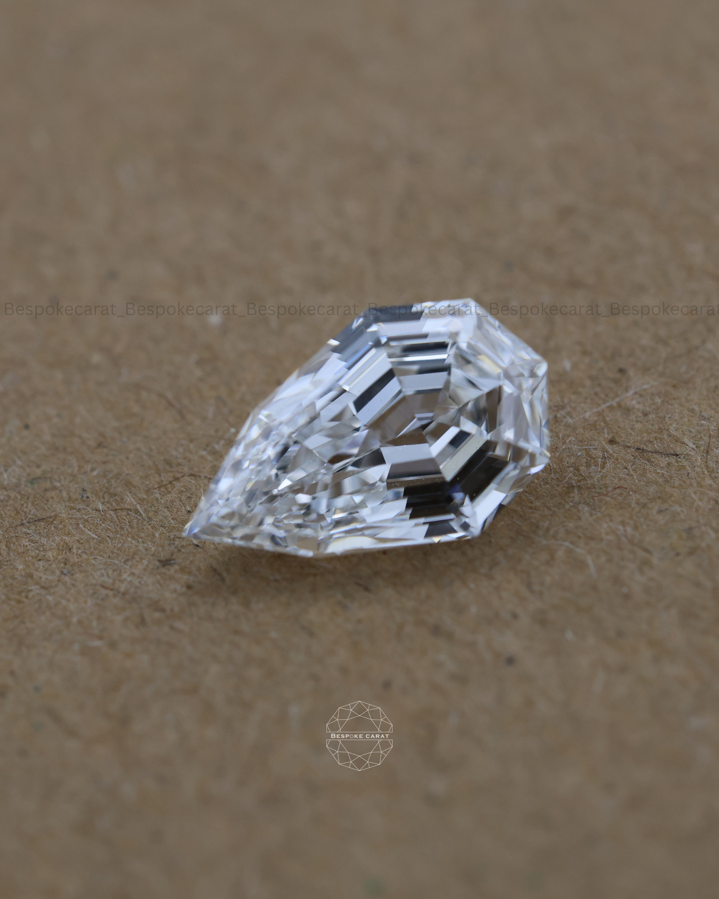 Pear Step Cut Lab Grown Diamond Matching Pair | E-F VVS | Perfect for Earrings | 4.18 CT Total