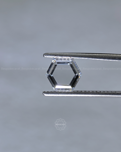 Hexagon Portrait Cut Lab Grown Diamond | Loose CVD Diamond | 0.50CT–3CT | F VS+ | Rare Hexagon Diamond | Made to Order