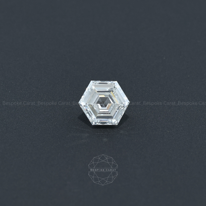 Hexagon Cut Lab-Grown Diamond