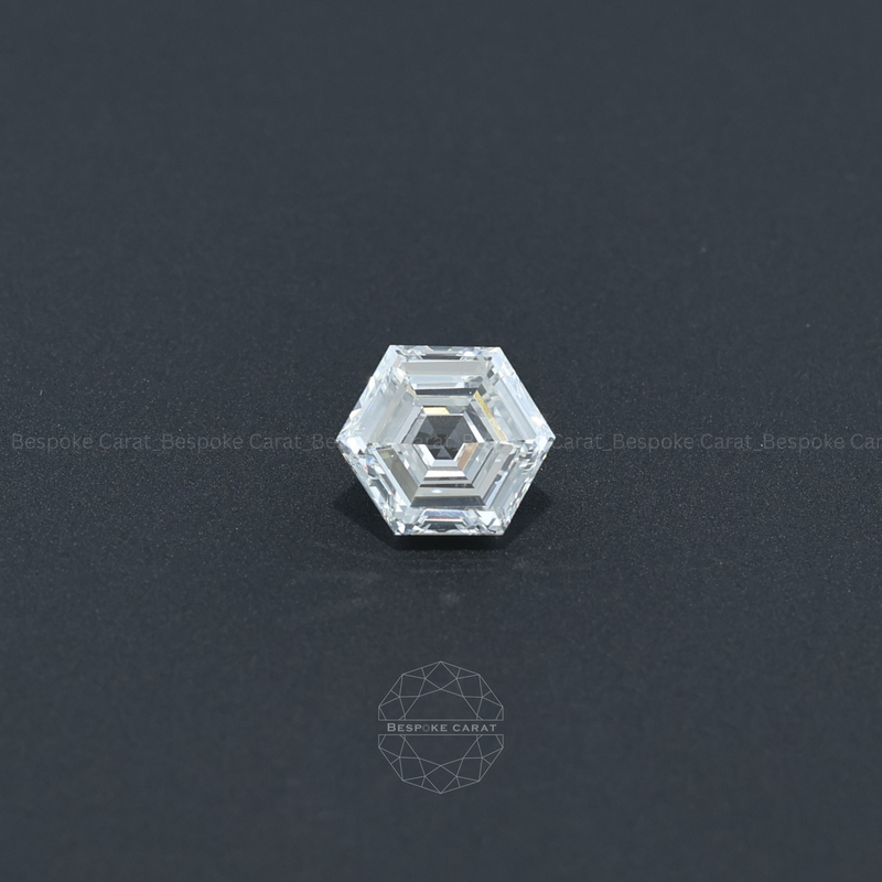 Elongated Hexagon Cut Lab-Grown Diamond