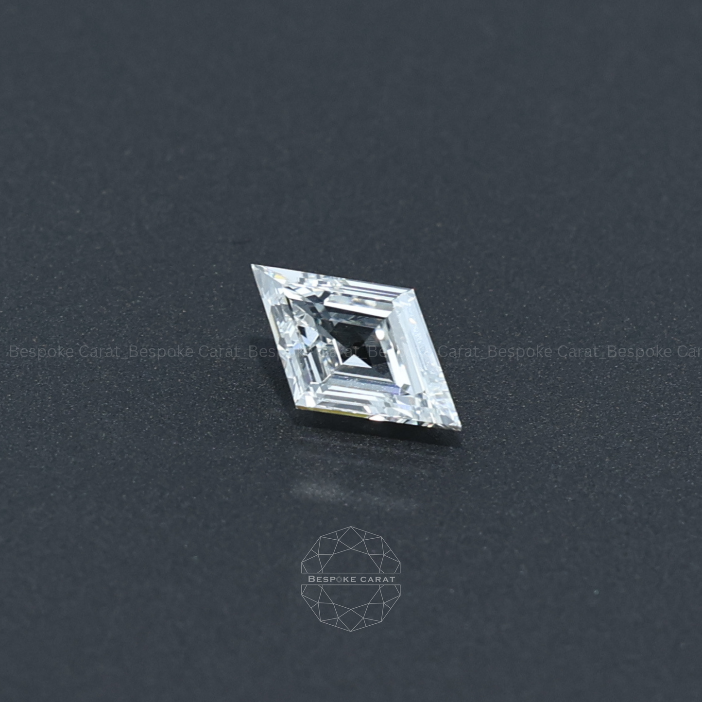 Windowed Lozenge Cut Lab Grown Diamond