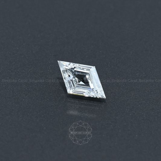 Windowed Lozenge Cut Lab Grown Diamond