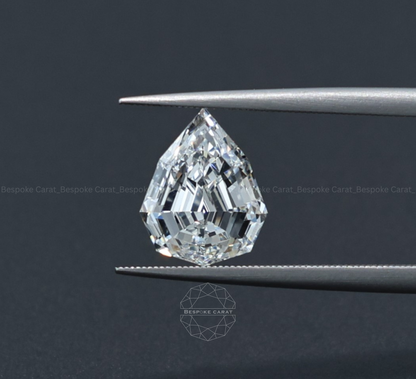Pear Step Cut Lab Grown Diamond