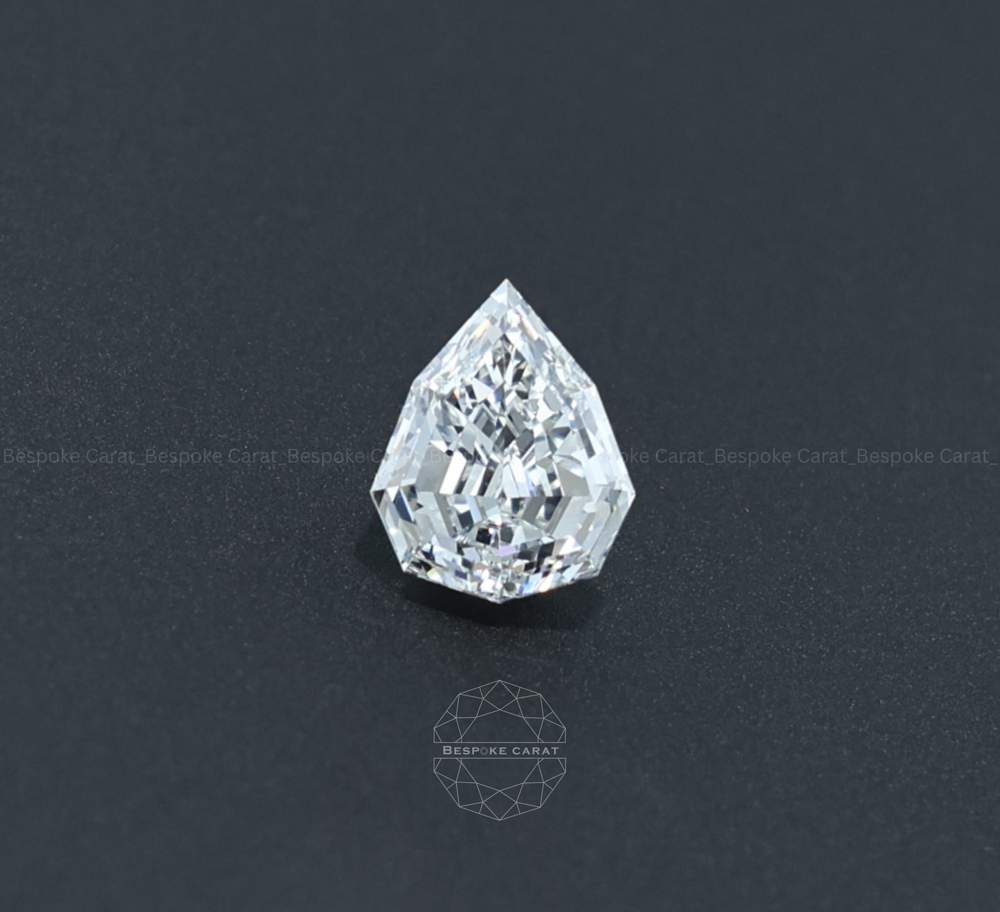 Pear Step Cut Lab Grown Diamond