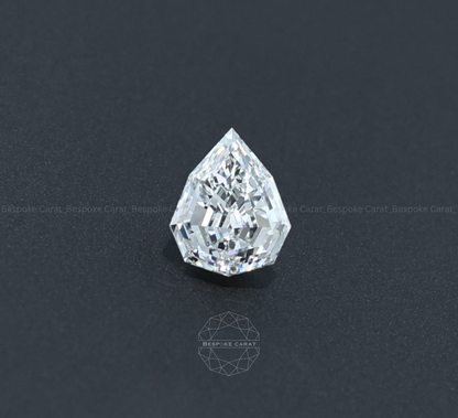 Pear Step Cut Lab Grown Diamond