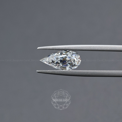 Pear Antique Cut Lab Grown Diamond