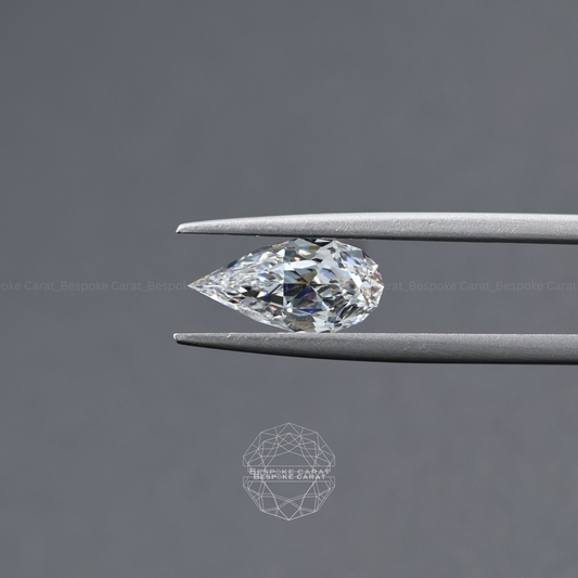 Pear Antique Cut Lab Grown Diamond