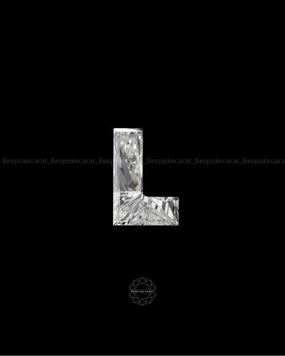 Alphabet L Cut Lab Grown Diamond