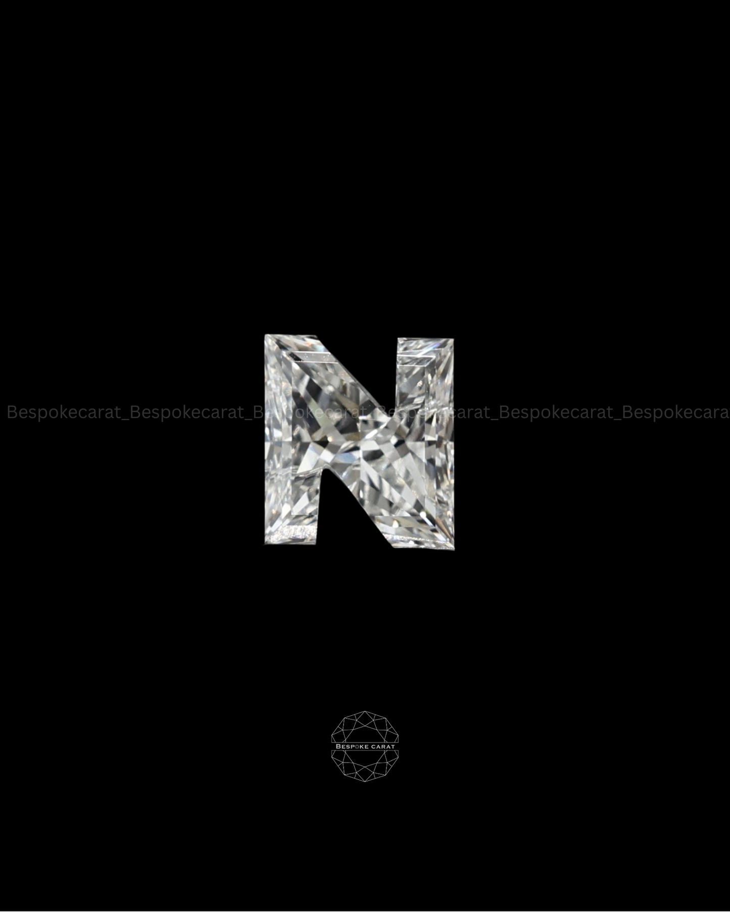 Alphabet N Cut Lab Grown Diamond