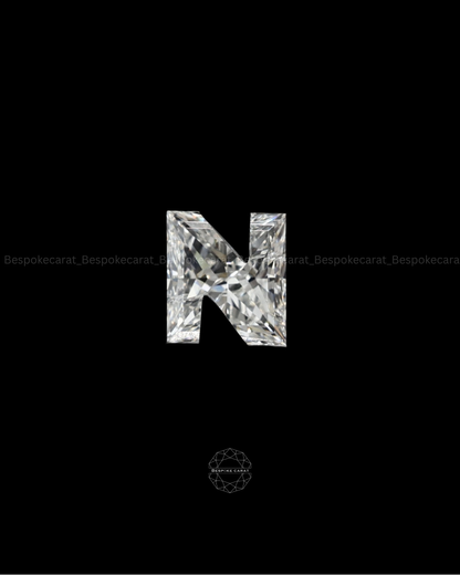 Alphabet N Cut Lab Grown Diamond