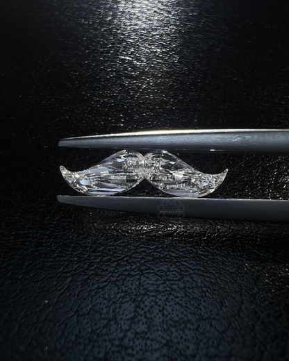 Mustache Cut Lab Grown Diamond 1.15 CT | Rare Fancy Shape, F VVS