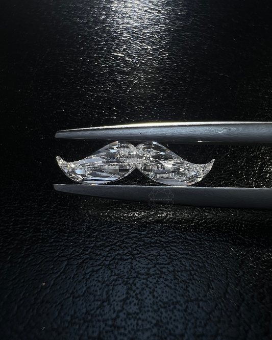 Mustache Cut Lab Grown Diamond 1.15 CT | Rare Fancy Shape, F VVS