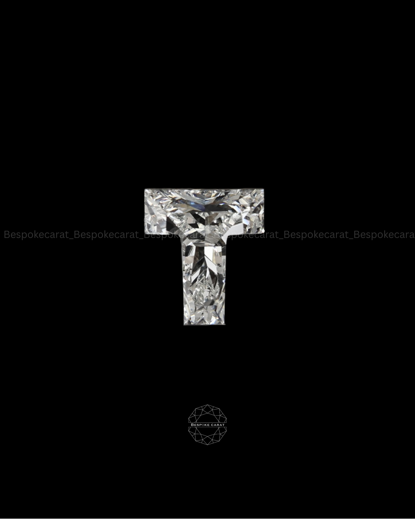 Alphabet T Cut Lab Grown Diamond