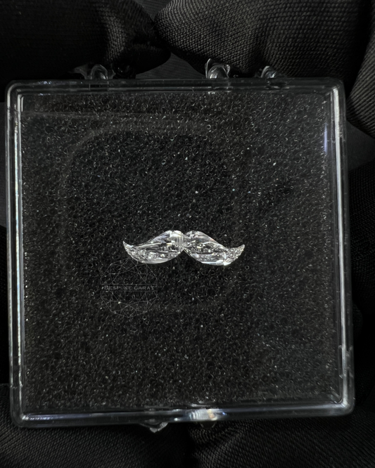 Mustache Cut Lab Grown Diamond 1.15 CT | Rare Fancy Shape, F VVS