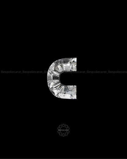 Alphabet C Cut Lab Grown Diamond