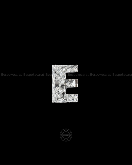 Alphabet E Cut Lab Grown Diamond