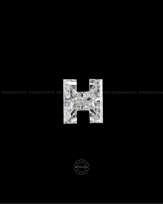 Alphabet H Cut Lab Grown Diamond