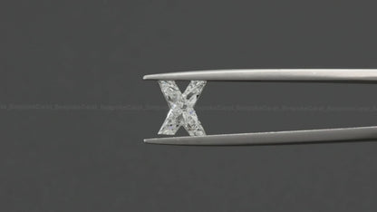 Alphabet X Cut Lab Grown Diamond