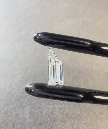 Elongated Whistle Cut Lab Grown Diamond 1.20 CT 12mm