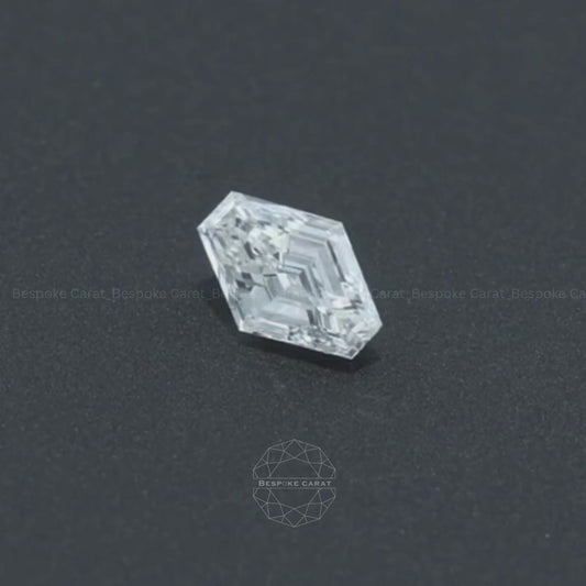 Elongated Modified Hexagon Cut Lab Grown Diamond