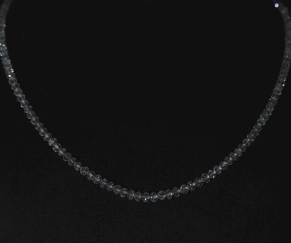 Round Diamond Strands Necklace | 37CT Lab Grown Diamond Strand | Center Drilled Diamond Necklace