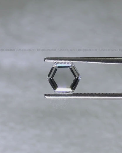 Hexagon Portrait Cut Lab Grown Diamond | Loose CVD Diamond | 0.50CT–3CT | F VS+ | Rare Hexagon Diamond | Made to Order