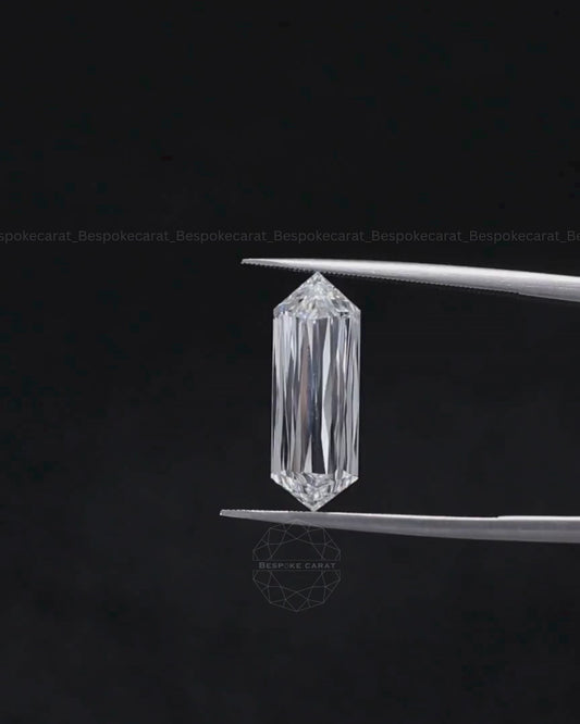 Hexagon Criss Cut Lab-Grown Diamond