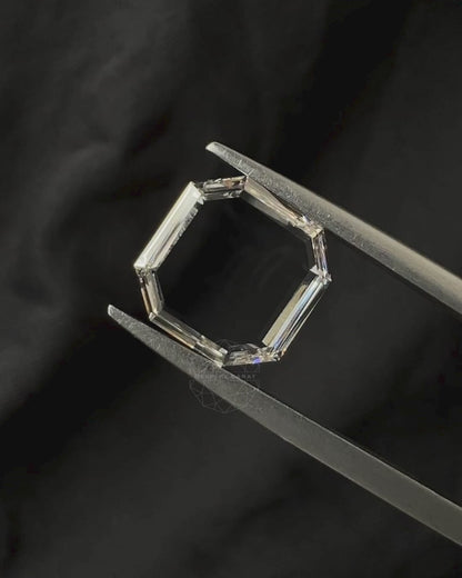 Octagonal Portrait Cut Lab Grown Diamond