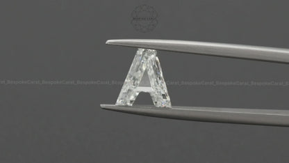 Alphabet A Cut Lab Grown Diamond
