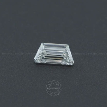Trapezoid Cut Lab Grown Diamond Matching Pair