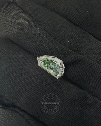 Ear Shape Two Tone Lab Grown Diamond