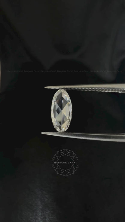 Oval Modified Half Portrait Lab Grown Diamond