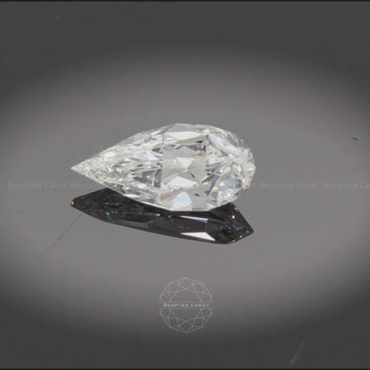 Pear Antique Cut Lab Grown Diamond