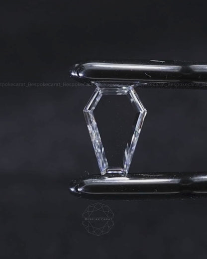 Coffin Shape Portrait Cut Lab-Grown Diamond