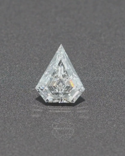 Modified Shield Step Cut Lab Grown Diamond