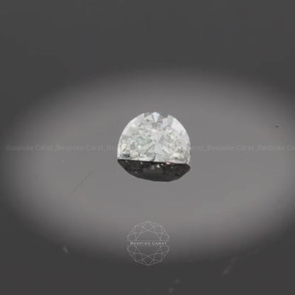 Half Moon Cut Lab Grown Diamond Matching Pair