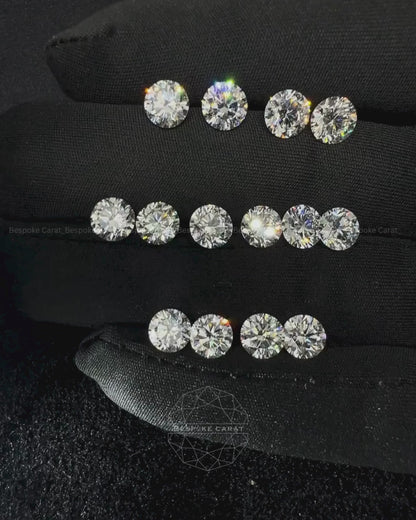 1 CT Round Cut Lab Grown Diamond Parcels