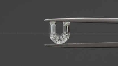 Alphabet U Cut Lab Grown Diamond