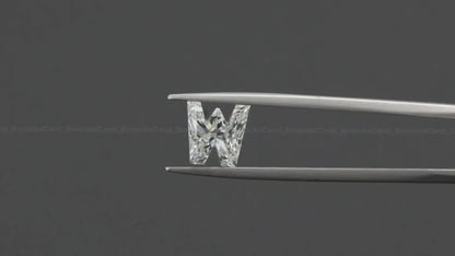 Alphabet W Cut Lab Grown Diamond