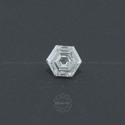 Hexagon Cut Lab-Grown Diamond