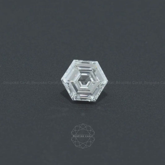Elongated Hexagon Cut Lab-Grown Diamond