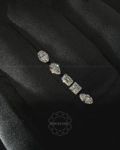 Multi Shape Lab Grown Diamond Layout for Pendant