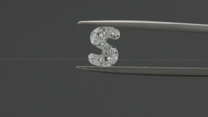 Alphabet S Cut Lab Grown Diamond