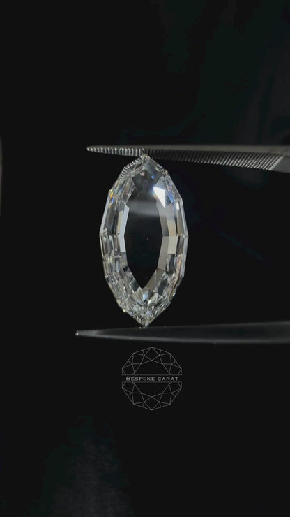 Marquise Step Cut Half Portrait Lab Grown Diamond