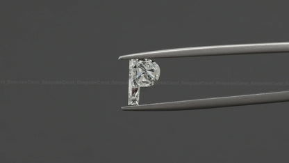 Alphabet P Cut Lab Grown Diamond
